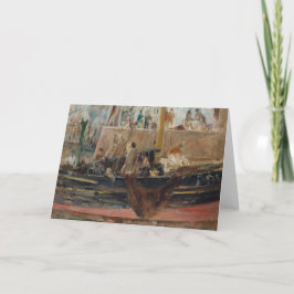 Boote in Quay | Berthe Morisot Karte