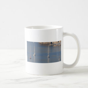 Boote in Ruhe in Sorrent Italien Kaffeetasse