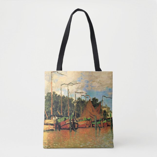Boote in Zaandam von Claude Monet,  Tasche (Vorderseite)