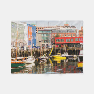 Boote machten   Portland, Maine fest Fleecedecke