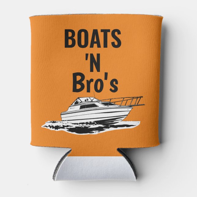 Boote N Bros Personalisiert Bachelor Dosenkühler (Vorderseite)