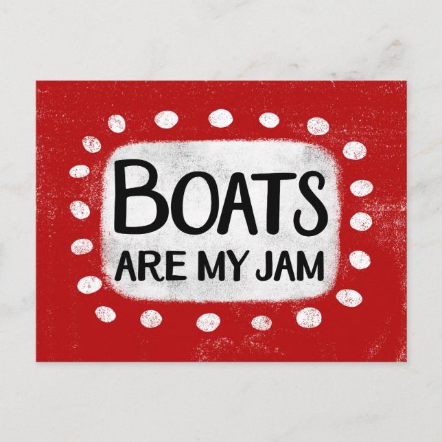 Boote sind meine Postkarte (Vorderseite)