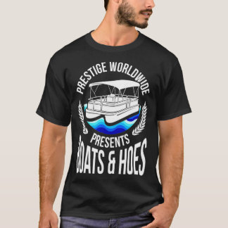 Boote und Hoes Funny Adult Humor Pontoon Party T-Shirt