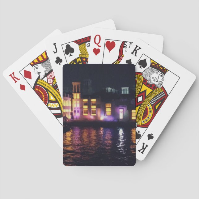 Boote und Lichter Spielkarten (Rückseite)