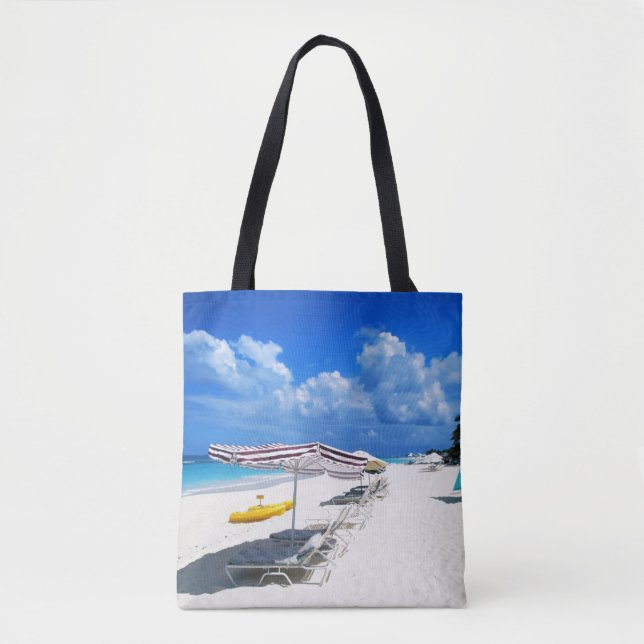 Boote und Strand-Stühle Tasche (Vorderseite)