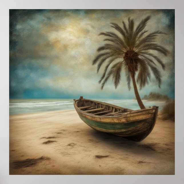 Boote und Strände - 3 Poster (Vorne)