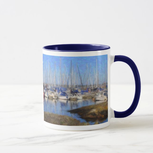 "Boote" Victoria, BC Tasse (Rechts)