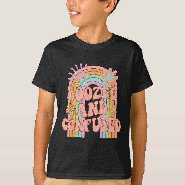 Booted Groovy Rainbow Team Bride Bach T-Shirt (Vorderseite)