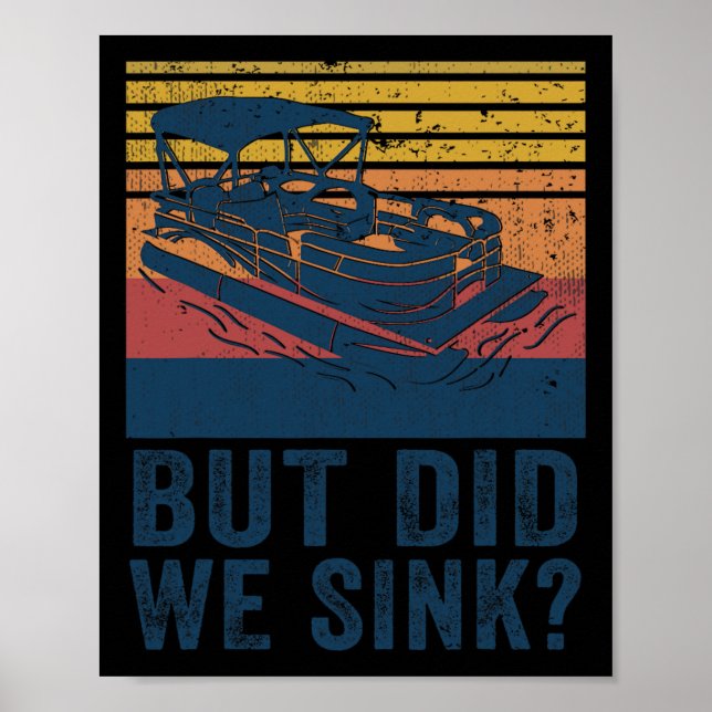 Booten, aber sind wir mit dem Flachboot Pontonkapi Poster (Vorne)