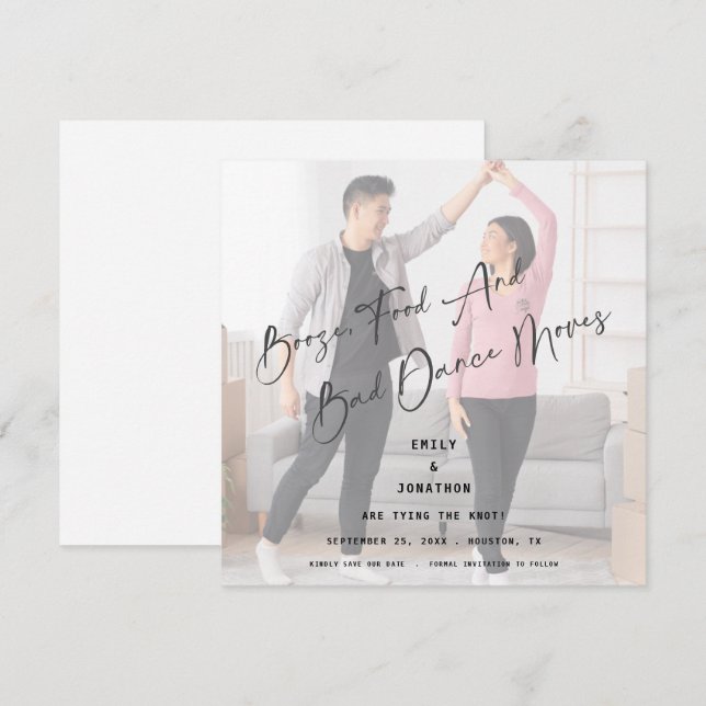 Booten Sie Essen schlechter Tanz bewegt Foto Save  (Vorne/Hinten)