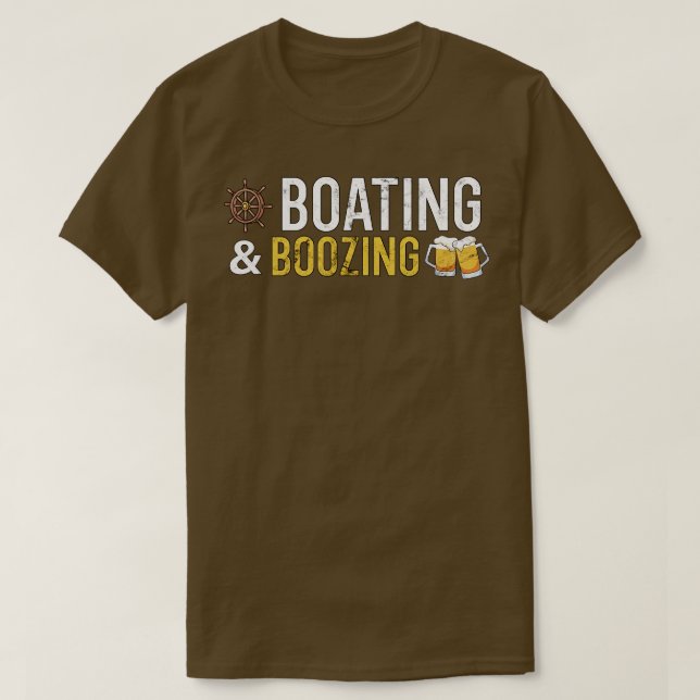 Booten und Booten T-Shirt (Design vorne)