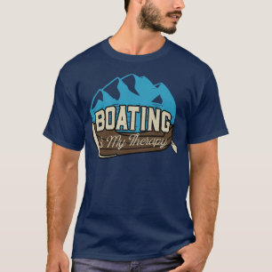 Bootfahren ist mein therapeutisches Seefischlager T-Shirt