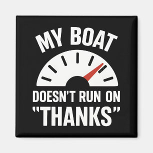 Bootfahren läuft nicht dank dem Kapitän von Funny Magnet