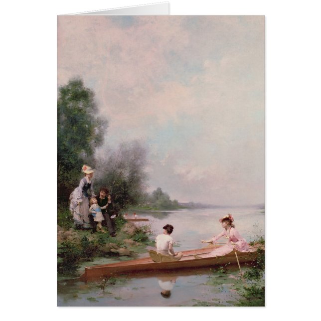 Bootfahrt auf dem Fluss, 19. Jahrhundert (Vorne)