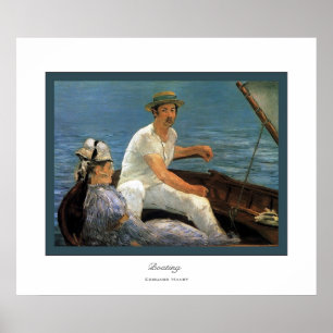 Bootfahrt ~ Edouard Manet Poster