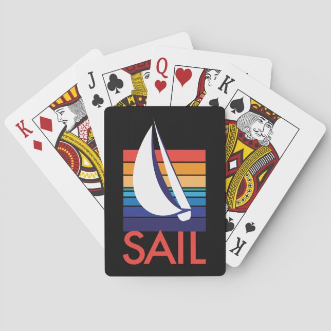 Bootfarbe Square_Sail_on schwarz Spielkarten (Rückseite)