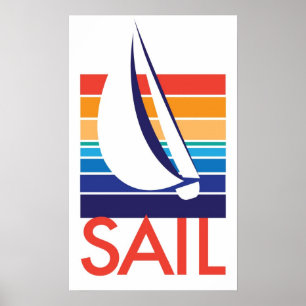 Bootfarbe Square_SAIL-Poster Poster