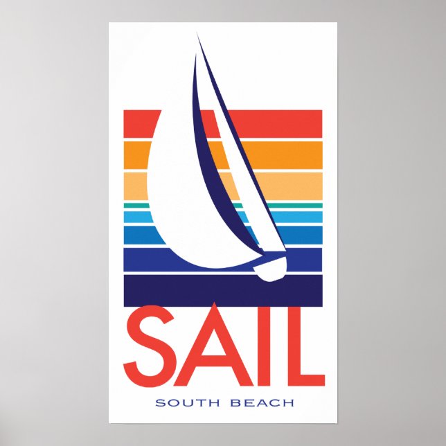 Bootfarbe Square_SAIL South Beach Poster (Vorne)