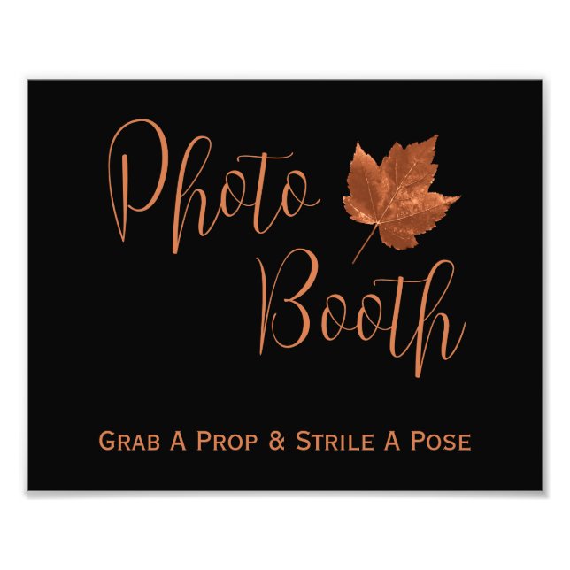 Booth photo en cuivre Brown noir (Devant)