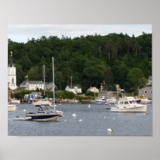 Boothbay Harbour 11" x 8,5" Poster Paper (Matte)