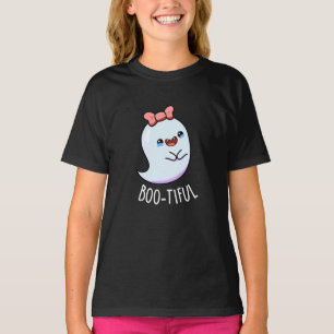 Bootiful Funny Girly Halloween Ghost Pub T-Shirt