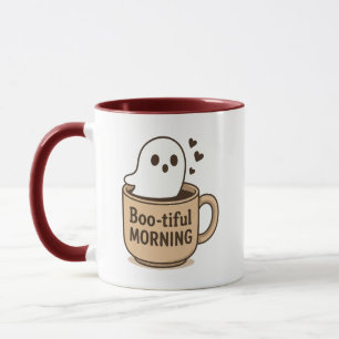 Bootiful Morning - Niedliches Geister- und Kaffeeh Tasse