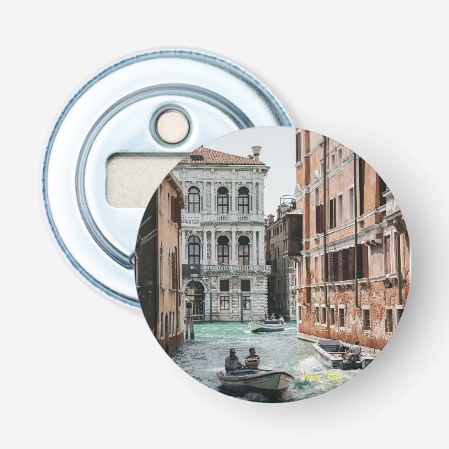 Bootkanal Venedig Flaschenöffner (Vorderseite)