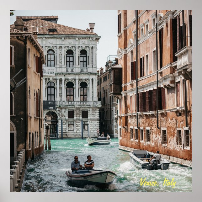 Bootkanal Venedig Poster (Vorne)