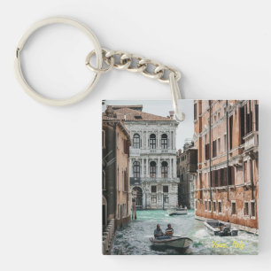 Bootkanal Venedig Schlüsselanhänger