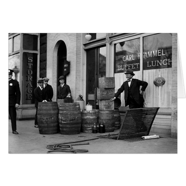 Bootleg Liquor Raid, 1923 (Vorderseite (Horizontal))