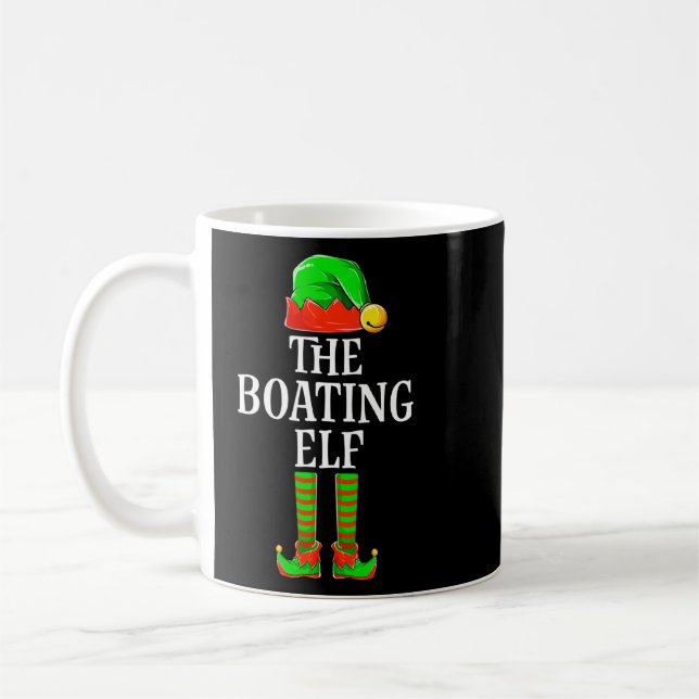 Bootlegende Männer Jungs Bekleidung Weihnachtsmatt Kaffeetasse (Links)