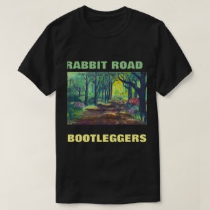 BOOTLEGERS DE ROUTE EN RABBIT TSHIRT NOIR