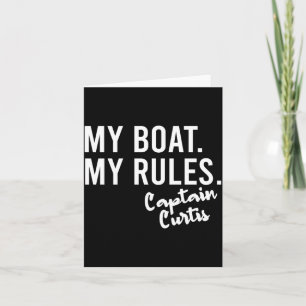 Bootregeln Kapitän Curtis Bootsname Leistung Karte