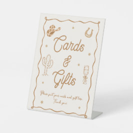 Boots and Bubby Bridal Shower Cards and Gifts  Sockelschild