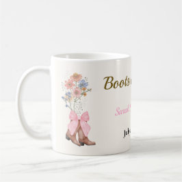 Boots & Bubbly Bridal Shower Kaffeetasse