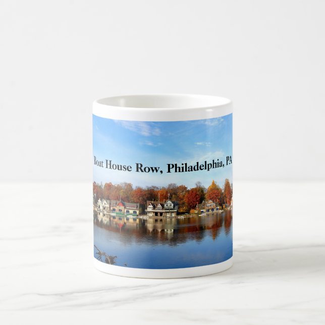 Boots-Haus-Reihe, Philadelphia, PA Kaffeetasse (Mittel)
