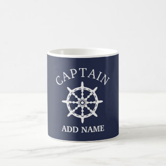 Boots-Kapitän (personifizieren Sie Name Kapitäns) Kaffeetasse