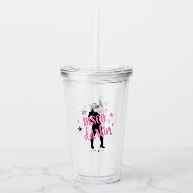 Boots 'n Bling Bachelorette Disco Darlin' ID925 Acryltrinkbecher (Vorderseite)