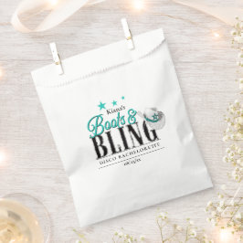 Boots 'n Bling Disco Bachelorette Aquamarin ID925 Geschenktütchen