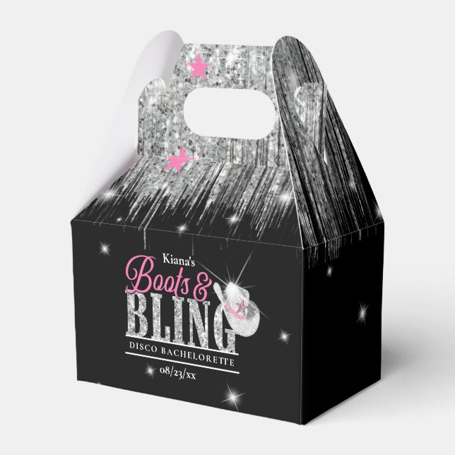Boots 'n Bling Disco Bachelorette Black ID925 Geschenkschachtel (Vorderseite)