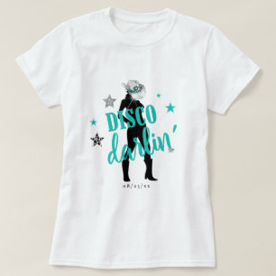 Boots 'n Bling Disco Darlin' Aquamarin ID925 T-Shirt