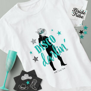 Boots 'n Bling Disco Darlin' Aquamarin ID925 T-Shirt
