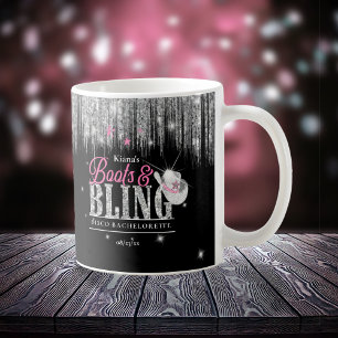Boots 'n Bling Disco Junggesellinnenabschied ID925 Kaffeetasse