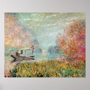 Boots-Studio Claude Monets   auf der Seine Poster