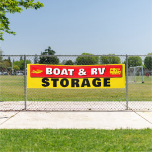 Boots- und RV-Speicherplatz im Freien Banner