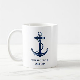 Bootsanker-Strand-Hochzeitsgeschenke Swag Kaffeetasse