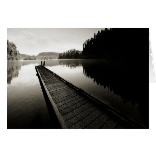 Bootsanlegestelle am See (Vorderseite (Horizontal))