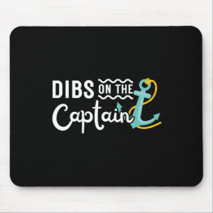 Bootsbesitzer beansprucht das Kapitäns-Ponton-Kreu Mousepad