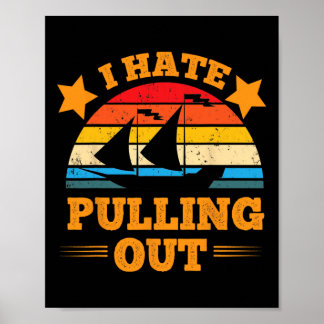 Bootschaft Humor Angeln Anspielung Schifffahrt Dop Poster