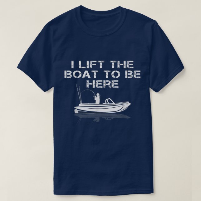 Bootsfahrer haben mein Boot Verlassen, hier zu sei T-Shirt (Design vorne)